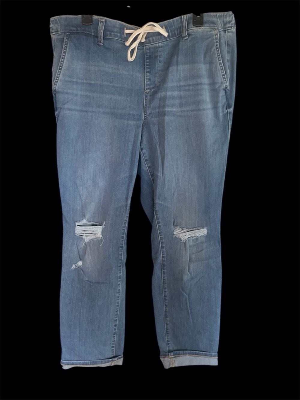torrid Light Blue Distressed Boyfriend Jeans